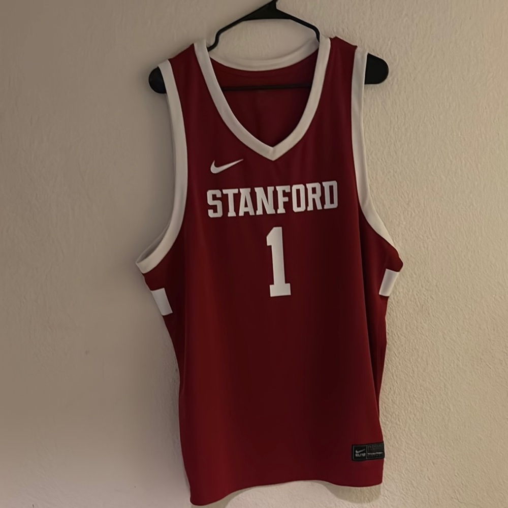 Nike Red Stanford Basketball Jersey
